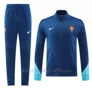 Portogallo Tute da giacca da allenamento 2024/25 Blu Portogallo Tute da giacca da allenamento 2024/25 Blu