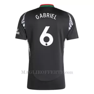 Maglia Arsenal Gabriel 6 Gara Away 2024/25