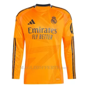 Maglia Real Madrid Gara Away 2024/25 Maniche Lunghe