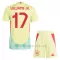 Maglia Spagna Williams JR 17 Bambino Gara Away Euro 2024