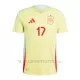 Maglia Spagna Williams JR 17 Gara Away Euro 2024