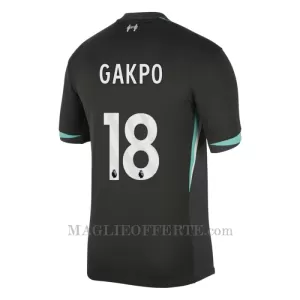 Maglia Liverpool Cody Gakpo 18 Gara Away 2024/25