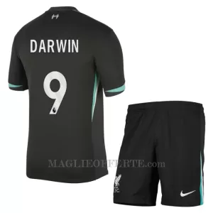 Maglia Liverpool Darwin Núñez 9 Bambino Gara Away 2024/25