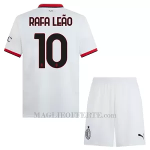 Maglia AC Milan Rafael Leão 10 Bambino Gara Away 2024/25 Maglia AC Milan Rafael Leão 10 Bambino Gara Away 2024/25