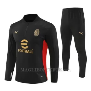 AC Milan Tuta felpata da allenamento 2024/25 Nero AC Milan Tuta felpata da allenamento 2024/25 Nero