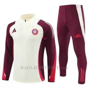 Bayern Monaco Tuta felpata da allenamento 2024/25 Bianco Bayern Monaco Tuta felpata da allenamento 2024/25 Bianco