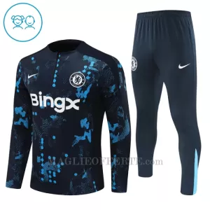 Chelsea Tuta felpata da allenamento Bambino 2024/25 Navy Chelsea Tuta felpata da allenamento Bambino 2024/25 Navy