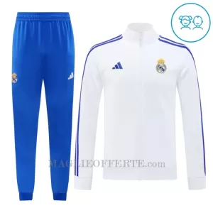 Real Madrid Tute da giacca da allenamento Bambino 2024/25 Bianco Real Madrid Tute da giacca da allenamento Bambino 2024/25 Bianco