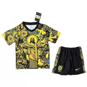 Maglia Brasile Bambino 2024 Giallo (Speciell)