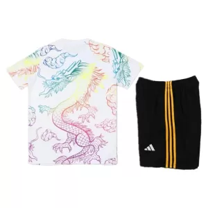 Maglia Real Madrid Bambino Dragon 2024/25 Bianco