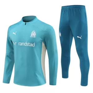 Olympique Marsiglia Teal Version Tuta felpata da allenamento 2024/25 Olympique Marsiglia Teal Version Tuta felpata da allenamento 2024/25