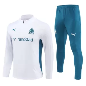Olympique Marsiglia Tuta felpata da allenamento 2024/25 Bianco Olympique Marsiglia Tuta felpata da allenamento 2024/25 Bianco