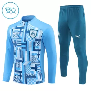 Olympique Marsiglia Tuta felpata da allenamento Bambino 2024/25 Blu Olympique Marsiglia Tuta felpata da allenamento Bambino 2024/25 Blu