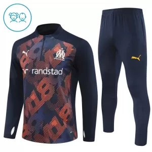 Olympique Marsiglia Tuta felpata da allenamento Bambino 2024/25 Navy Olympique Marsiglia Tuta felpata da allenamento Bambino 2024/25 Navy