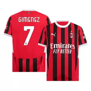 Maglia AC Milan Santiago Gimenez 7 Gara Home 2024/25