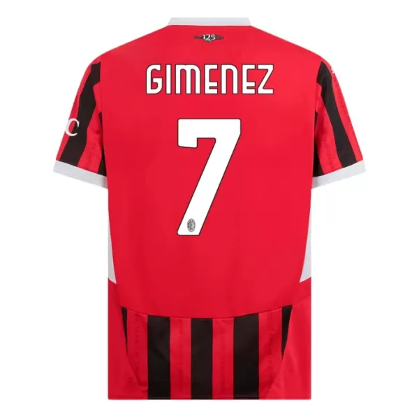 Maglia AC Milan Santiago Gimenez 7 Gara Home 2024/25