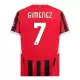 Maglia AC Milan Santiago Gimenez 7 Gara Home 2024/25