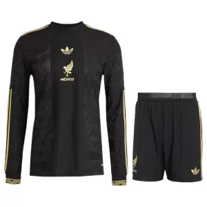 Maglia Messico Bambino 2024/25 Maniche Lunghe Nero (Speciell) Maglia Messico Bambino 2024/25 Maniche Lunghe Nero (Speciell)