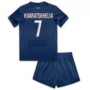 Maglia Paris Saint-Germain Kvaratskhelia 7 Bambino Gara Home 2024/25 Maglia Paris Saint-Germain Kvaratskhelia 7 Bambino Gara Home 2024/25