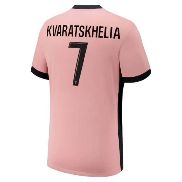 Maglia Paris Saint-Germain Kvaratskhelia 7 Gara Third 2024/25