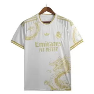 Maglia Real Madrid Dragon 2024/25 Bianco (Speciell) Maglia Real Madrid Dragon 2024/25 Bianco (Speciell)