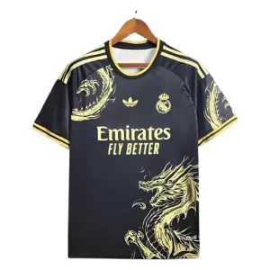 Maglia Real Madrid Dragon 2024/25 Nero (Speciell) Maglia Real Madrid Dragon 2024/25 Nero (Speciell)
