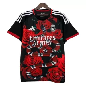 Maglia Real Madrid x Rose 2024/25 Rosso (Speciell) Maglia Real Madrid x Rose 2024/25 Rosso (Speciell)