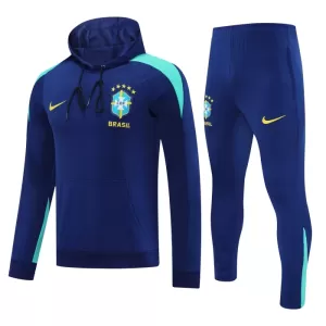 Brasile Tuta felpata da allenamento 2024/25 Navy Brasile Tuta felpata da allenamento 2024/25 Navy