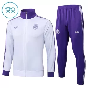 Real Madrid Tute da giacca da allenamento Bambino 2024/25 Bianco Real Madrid Tute da giacca da allenamento Bambino 2024/25 Bianco