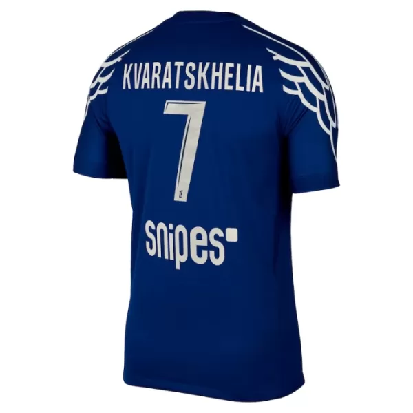 Maglia Paris Saint-Germain Kvaratskhelia 7 Gara Fourth 2024/25