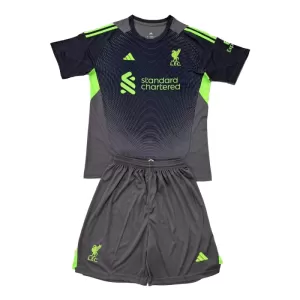 Maglia Portiere Liverpool Bambino 2025/26 Nero Maglia Portiere Liverpool Bambino 2025/26 Nero