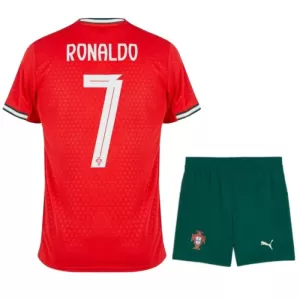 Maglia Portogallo Cristiano Ronaldo 7 Bambino Gara Home 2025 Maglia Portogallo Cristiano Ronaldo 7 Bambino Gara Home 2025