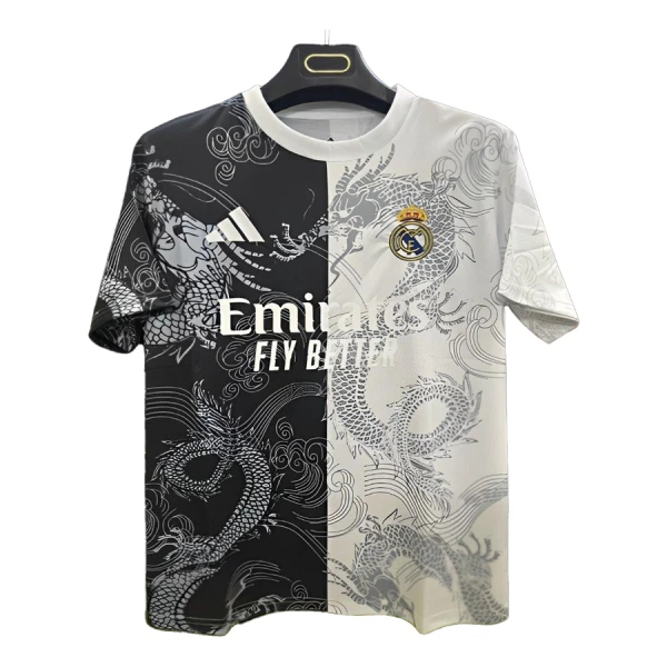 Maglia Real Madrid Dragon 2024/25 Bianco Maglia Real Madrid Dragon 2024/25 Bianco