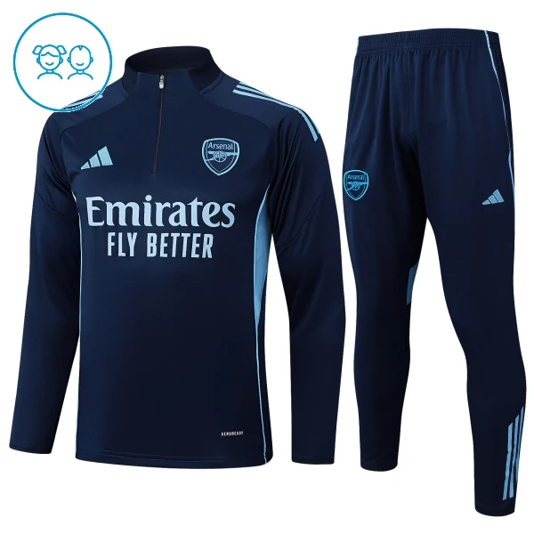 Arsenal Tuta felpata da allenamento Bambino 2025/26 Navy Arsenal Tuta felpata da allenamento Bambino 2025/26 Navy