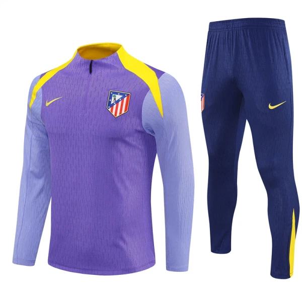 Atlético Madrid Tuta felpata da allenamento 2025/26 Viola Atlético Madrid Tuta felpata da allenamento 2025/26 Viola