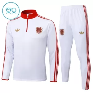 FC Bayern Monaco Tuta felpata da allenamento Bambino 2024/25 Bianco FC Bayern Monaco Tuta felpata da allenamento Bambino 2024/25 Bianco