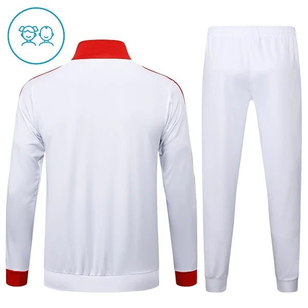 FC Bayern Monaco Tute da giacca da allenamento Bambino 2024/25 Bianco