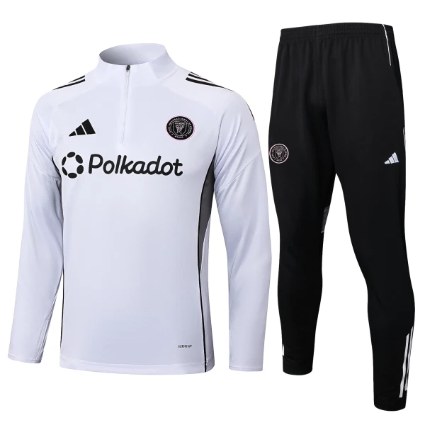 Inter Miami CF Tuta felpata da allenamento 2025/26 Bianco Inter Miami CF Tuta felpata da allenamento 2025/26 Bianco