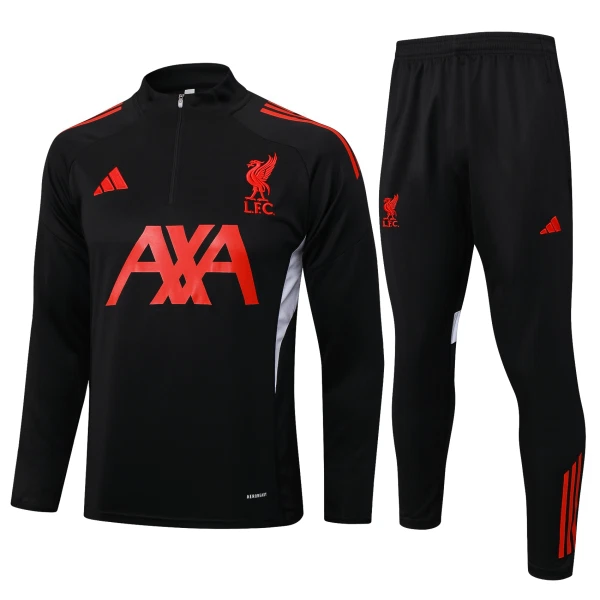 Liverpool Tuta felpata da allenamento 2024/25 Nero Liverpool Tuta felpata da allenamento 2024/25 Nero