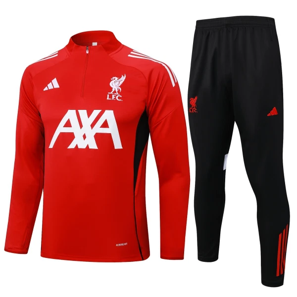 Liverpool Tuta felpata da allenamento 2024/25 Rosso Liverpool Tuta felpata da allenamento 2024/25 Rosso