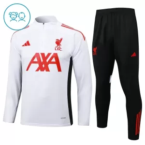 Liverpool Tuta felpata da allenamento Bambino 2025/26 Bianco Liverpool Tuta felpata da allenamento Bambino 2025/26 Bianco