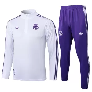 Real Madrid Tuta felpata da allenamento 2025/26 Bianco Real Madrid Tuta felpata da allenamento 2025/26 Bianco