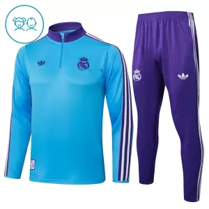 Real Madrid Tuta felpata da allenamento Bambino 2025/26 Blu Real Madrid Tuta felpata da allenamento Bambino 2025/26 Blu