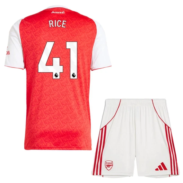 Maglia Arsenal Declan Rice 41 Bambino Gara Home 2025/26 Maglia Arsenal Declan Rice 41 Bambino Gara Home 2025/26