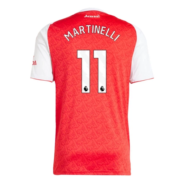 Maglia Arsenal Martinelli 11 Gara Home 2025/26 Maglia Arsenal Martinelli 11 Gara Home 2025/26