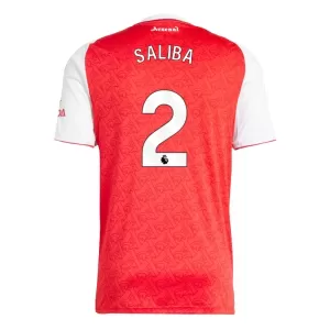 Maglia Arsenal Saliba 2 Gara Home 2025/26