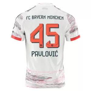 Maglia FC Bayern Monaco Aleksandar Pavlovic 45 Gara Away 2025/26