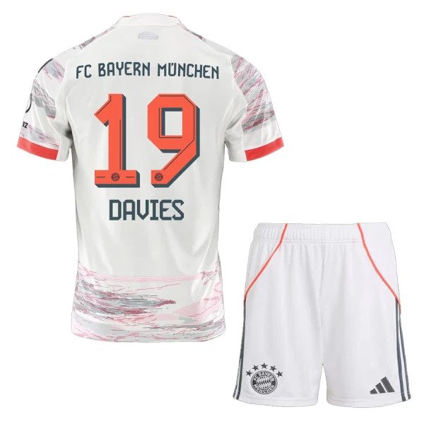 Maglia FC Bayern Monaco Alphonso Davies 19 Bambino Gara Away 2025/26 Maglia FC Bayern Monaco Alphonso Davies 19 Bambino Gara Away 2025/26