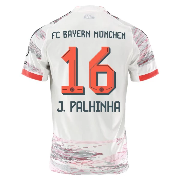 Maglia FC Bayern Monaco J. Palhinha 16 Gara Away 2025/26 Maglia FC Bayern Monaco J. Palhinha 16 Gara Away 2025/26