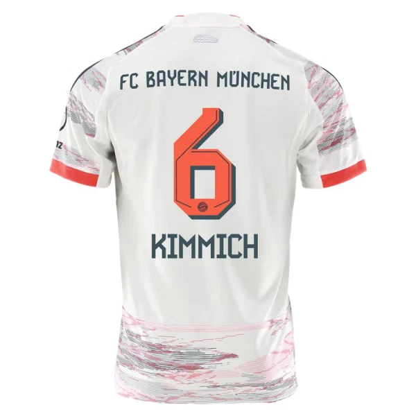 Maglia FC Bayern Monaco Joshua Kimmich 6 Gara Away 2025/26 Maglia FC Bayern Monaco Joshua Kimmich 6 Gara Away 2025/26